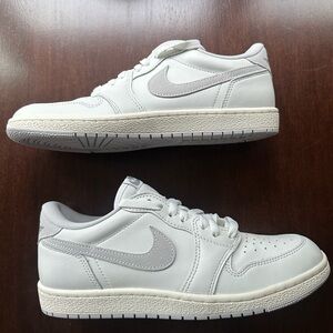 Mens Air Jordan 1 Low OG 85 White Neutral Grey Size 9.5